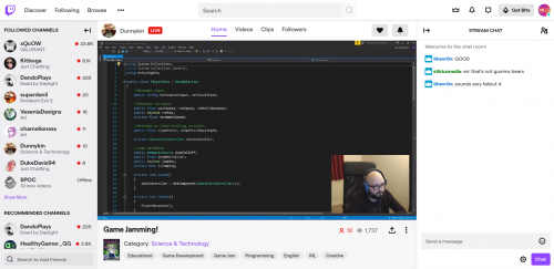 dunnykin games streaming on twitch