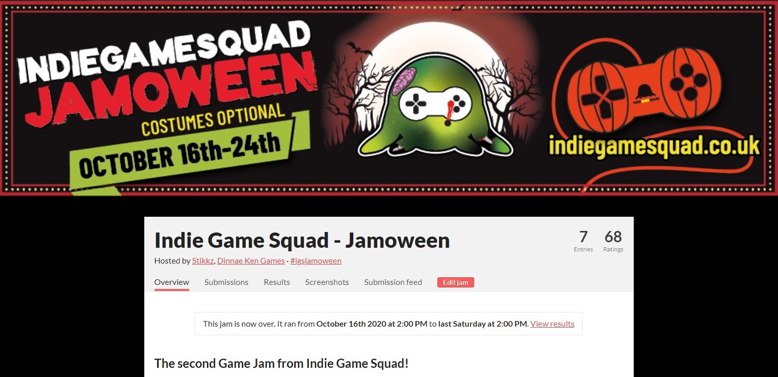 Jamoween from Indie Game Squad Jamoween from Indie Game Squad