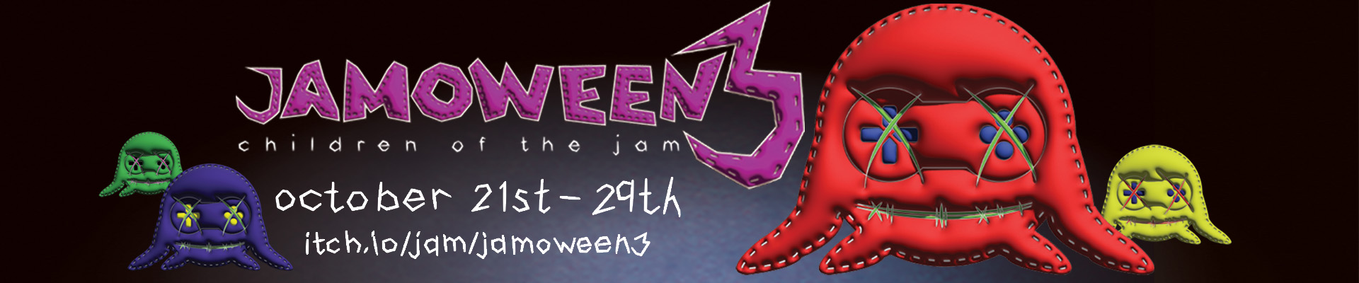 Jamoween 3 - children of the jam - A game jam that runs from the 21st to 29th October 2022