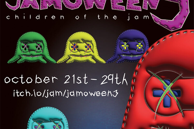 Jamoween 3 – children of the jam – A game jam that runs from the 21st to 29th October 2022 Jamoween 3 - children of the jam - A game jam that runs from the 21st to 29th October 2022